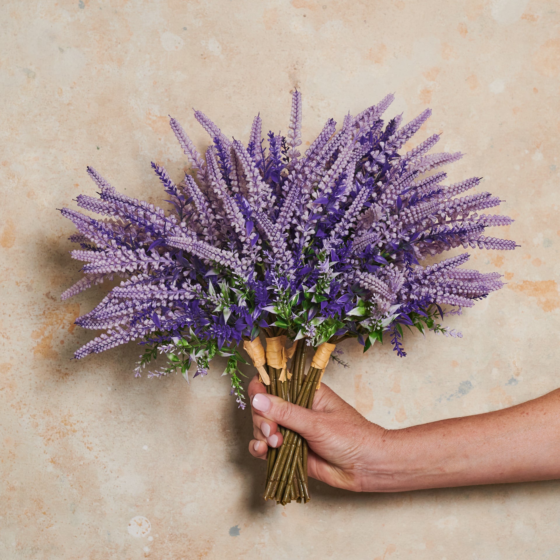lavender flower bunch Artificial Lavender Bunch Real Touch Flower Stem