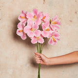 Hibiscus Spray Real Touch Flower Stem