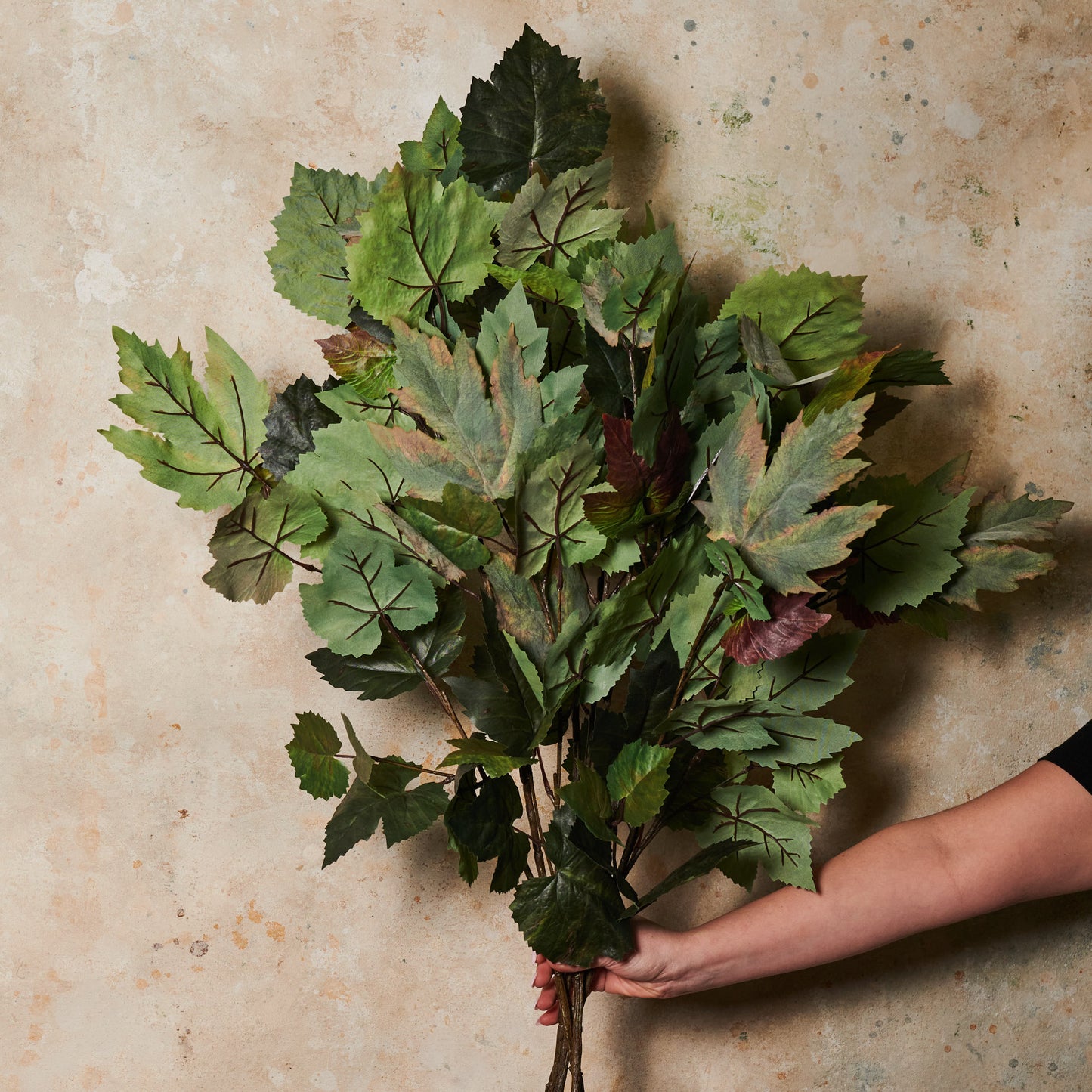 Maple Leaf Spray Real Touch Flower Stem