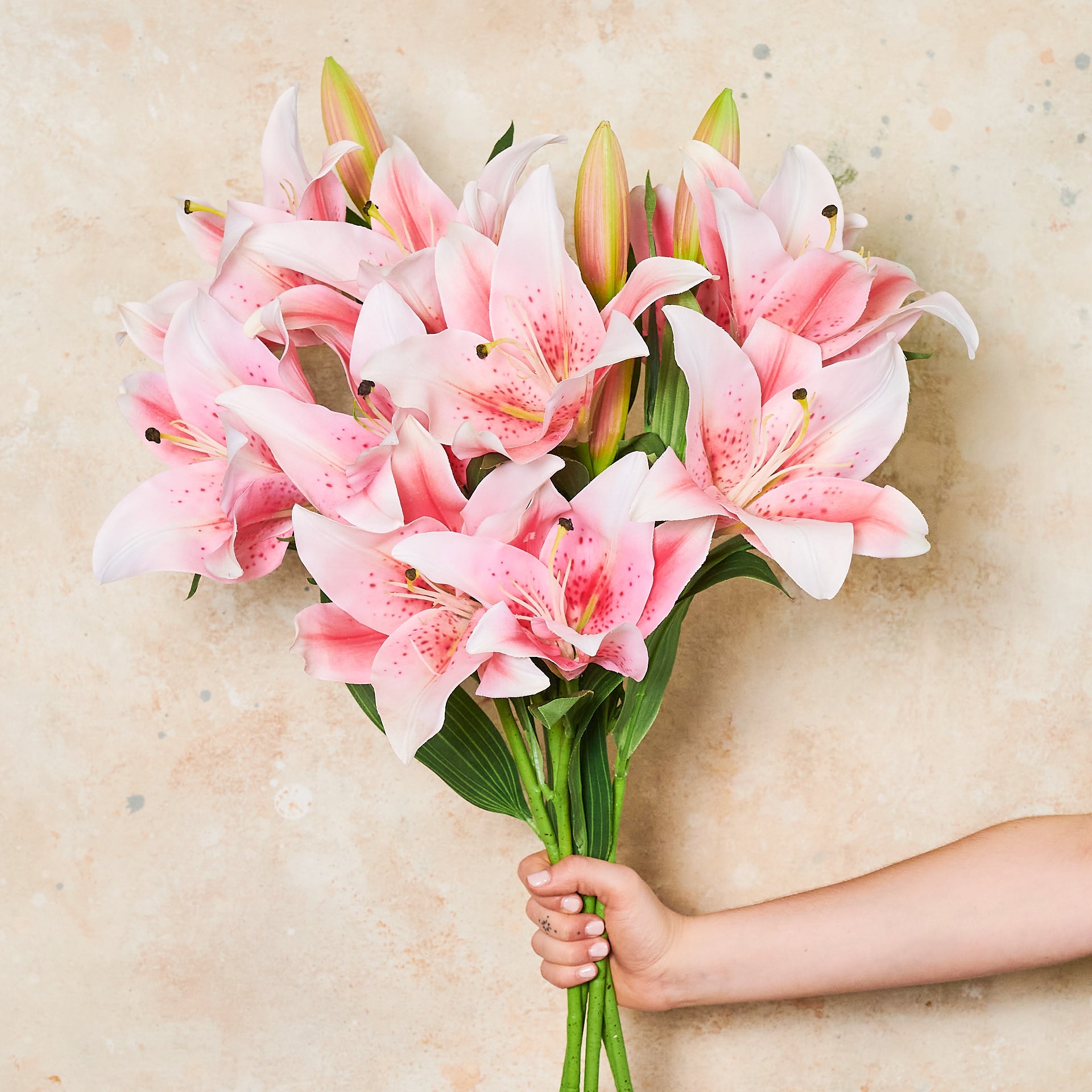 lily casablanca flower Artificial Casablanca Lily Real Touch Flower Stem