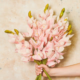 Cymbidium Orchid Real Touch Flower Stem