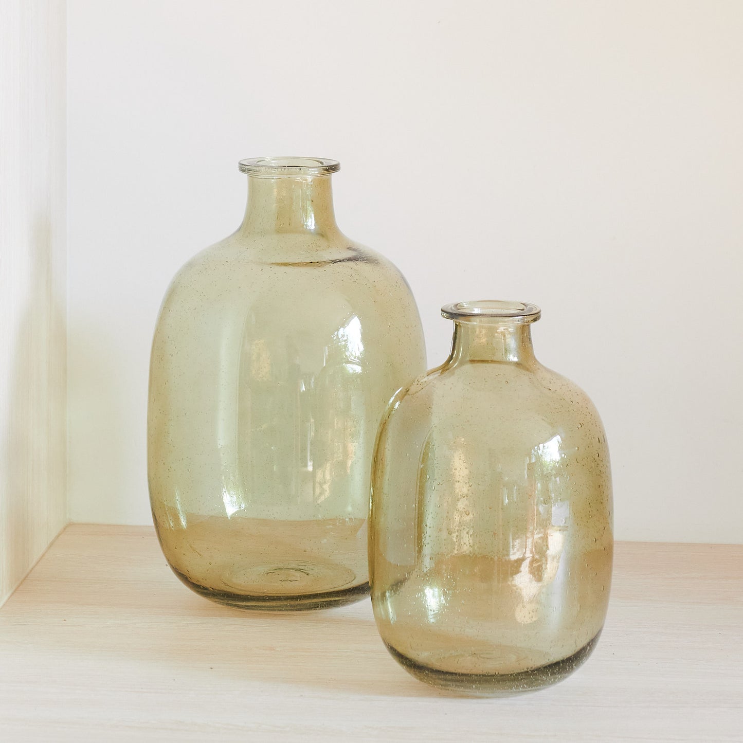 Ashton Green Glass Vase Large