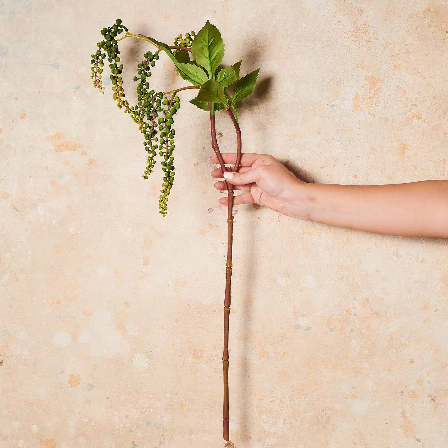 Berry Hanging Spray Real touch Flower Stem