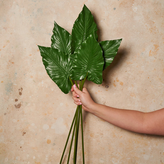 Calla Lily Leaf Real Touch Stem