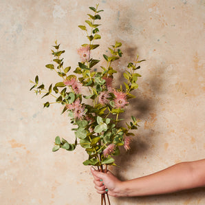 Eucalyptus Blossom Real Touch Flower Stem