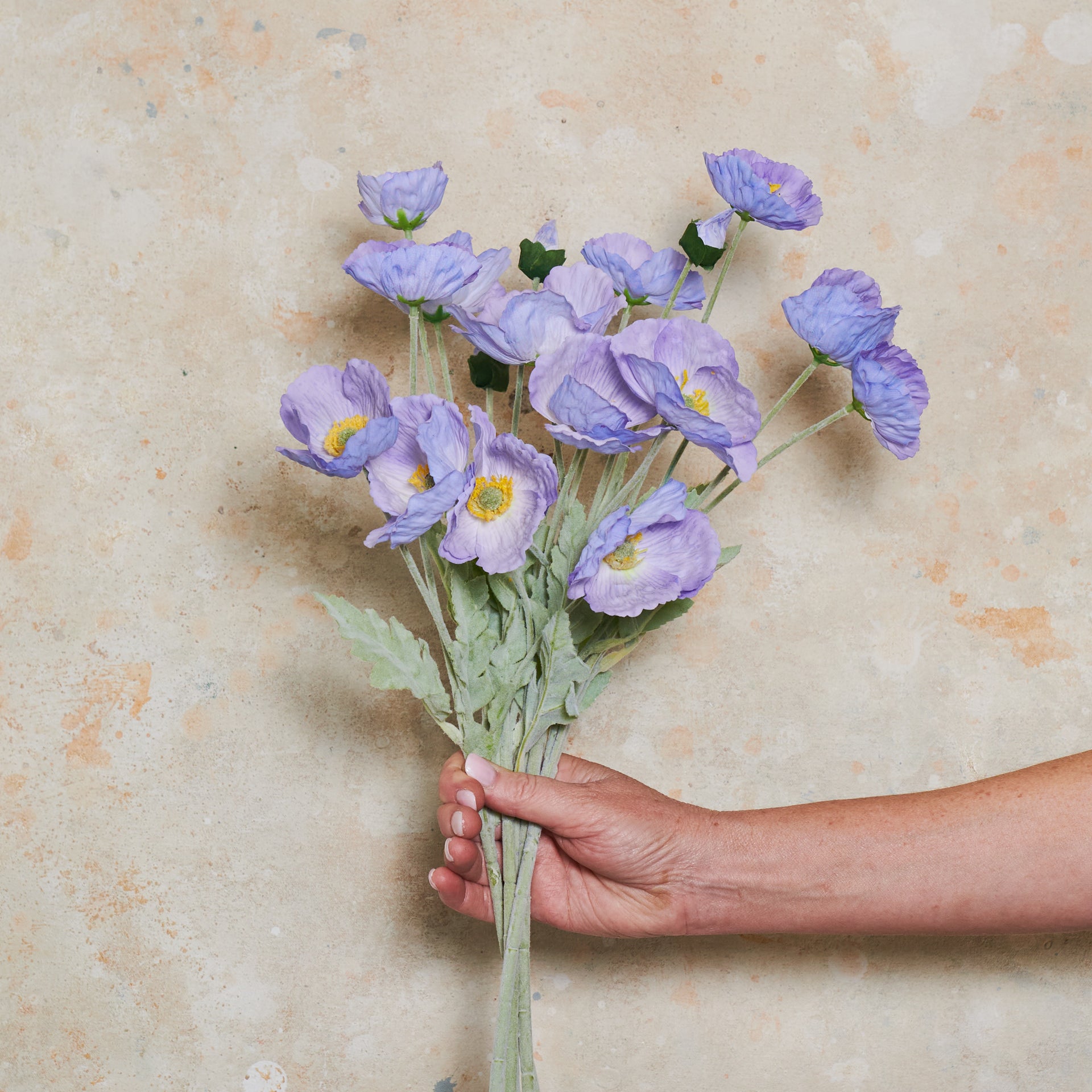 Poppy Real Touch Flower Stem