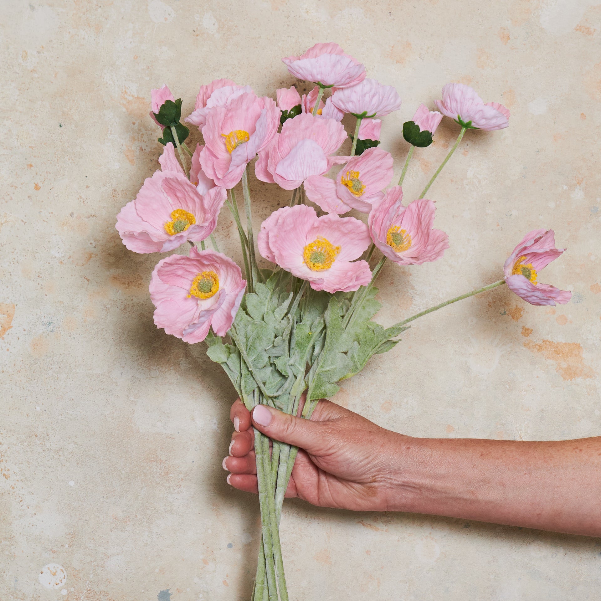 Poppy Real Touch Flower Stem