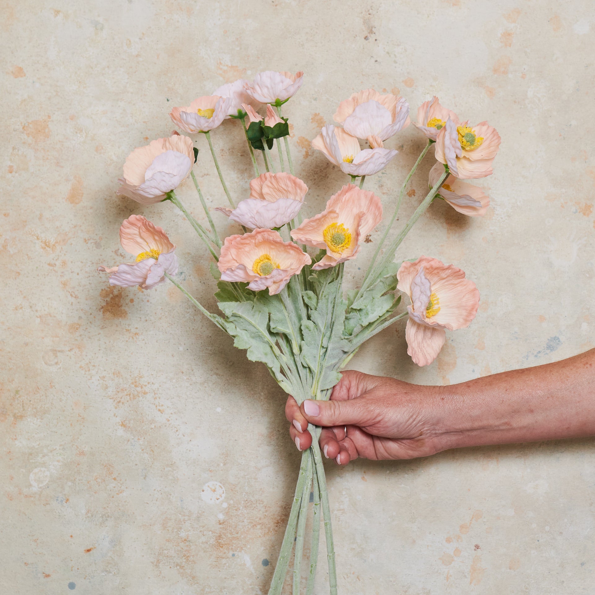 Poppy Real Touch Flower Stem