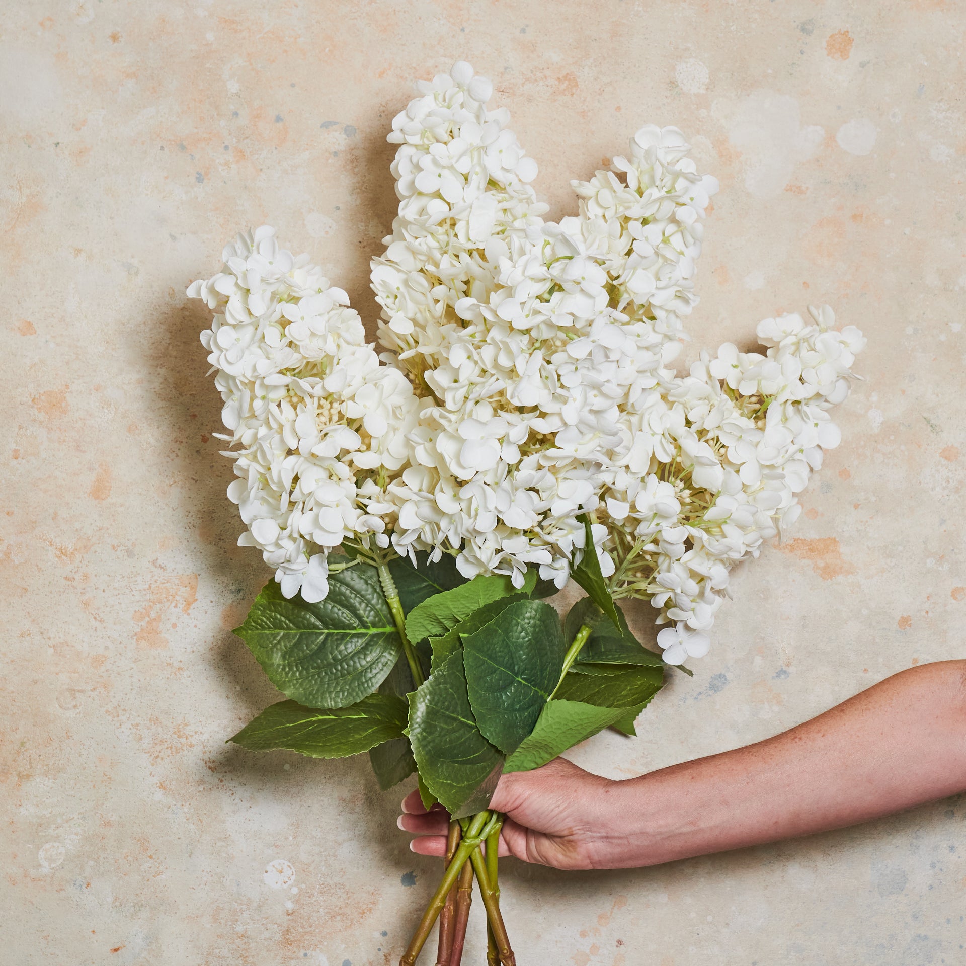 Hydrangea Cone Real Touch Flower Stem