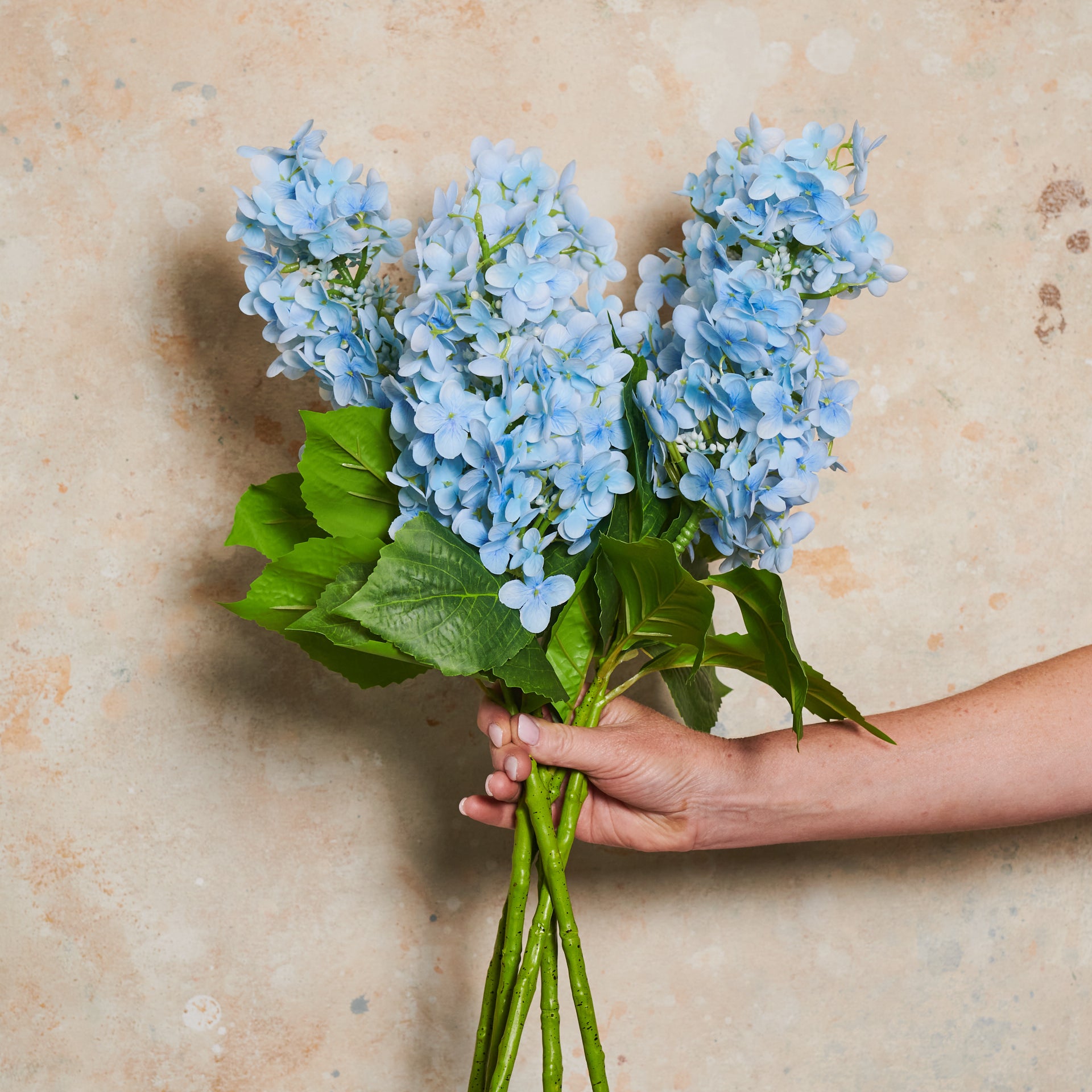 Hydrangea Cone Real Touch Flower Stem