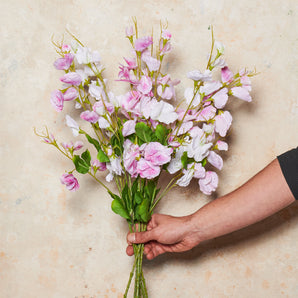 Sweet Pea Spray Real Touch Flower Stem