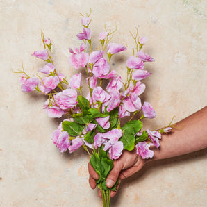 Sweet Pea Spray Real Touch Flower Stem