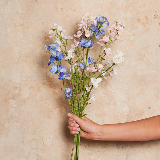 Larkspur Spray Real Touch Flower Stem