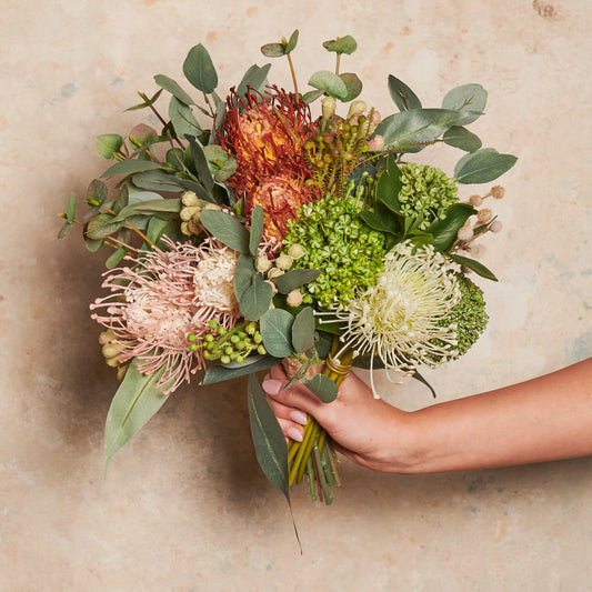 Australian Native Mixed Real Touch Flower Bouquet