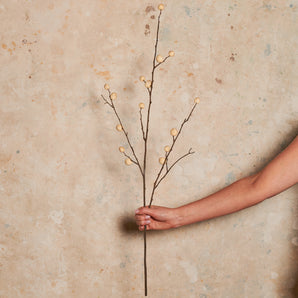 Berry Pod Dried Look Branch Real Touch Stem