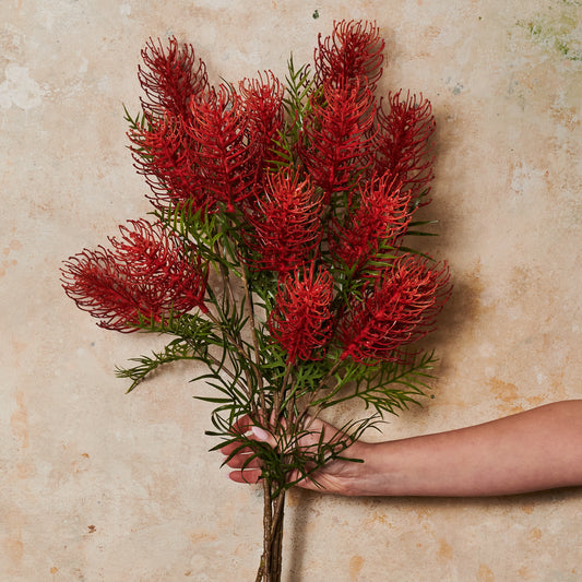 Grevillea Red Real Touch Flower Stem