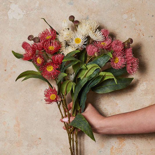 Flowering Eucalyptus Real Touch Flower Stem