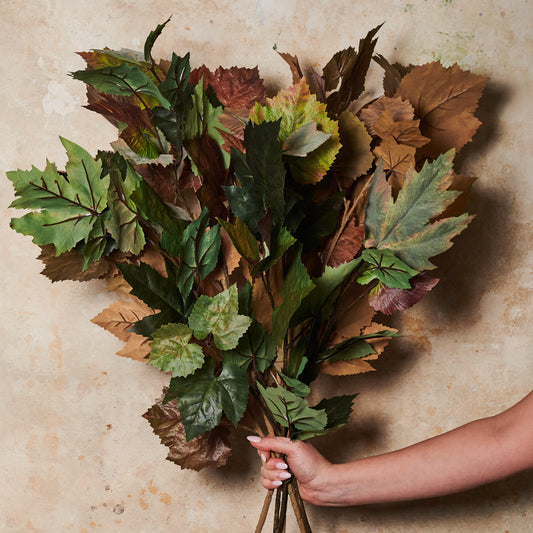 Maple Leaf Spray Real Touch Flower Stem