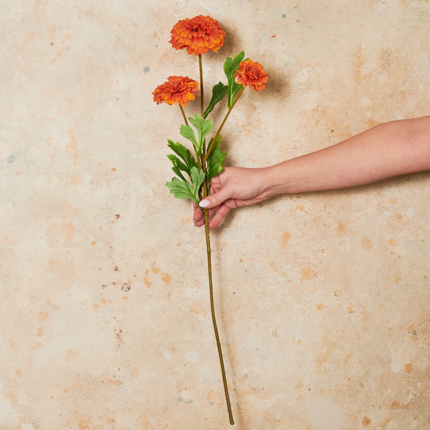 Marigold Real Touch Flower Stem