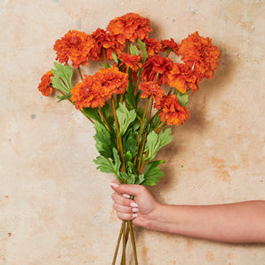 Marigold Real Touch Flower Stem