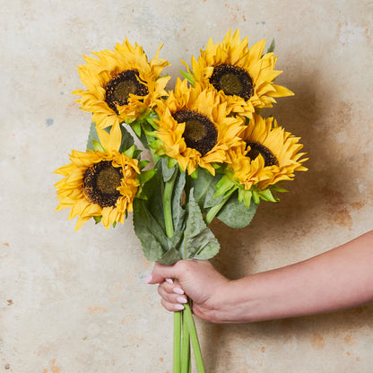 Sunflower Real Touch Flower Stem