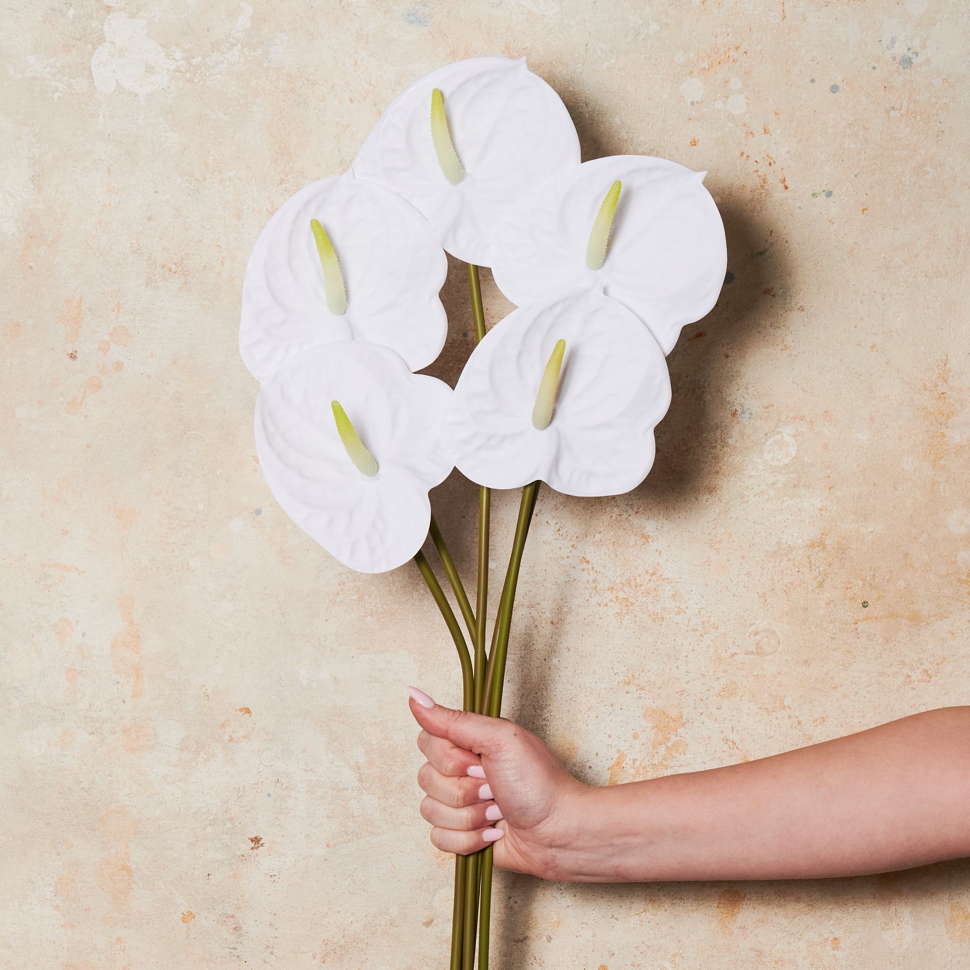 artificial anthurium flower Artificial Anthurium Real Touch Flower Stem