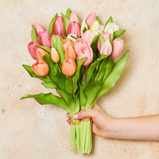 Tulip Mini Real Touch Flower Bunch