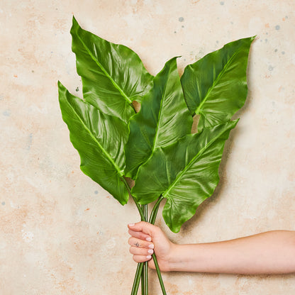 Calla Lily Leaf Real Touch Stem