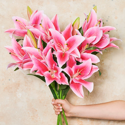 Casablanca Lily Real Touch Flower Stem