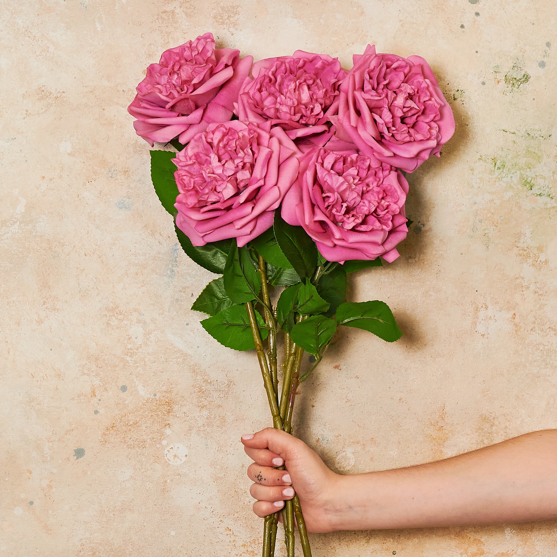 Austin Rose Real Touch Flower Stem