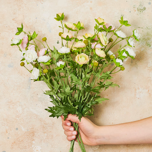 Ranunculus Spray Real Touch Flower Stem