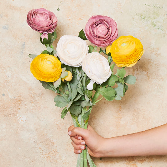 Ranunculus Real Touch Flower Stem