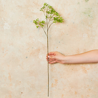 Seeding Berry Green Real Touch Flower Stem