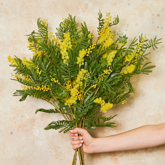 Wattle Mimosa Real Touch Flower Stem