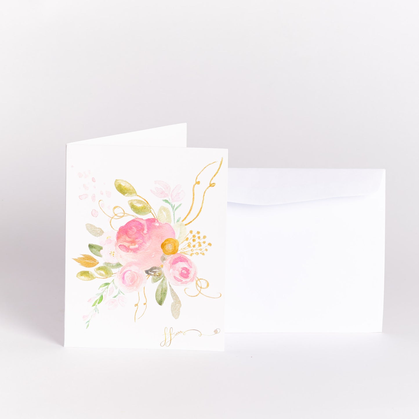 Forever Flowering Greeting Card and Envelope