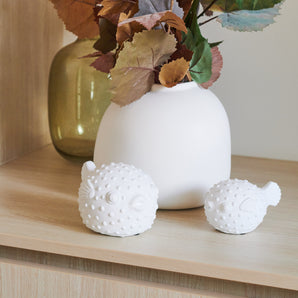 Aquarius Blowfish Sculpture Set