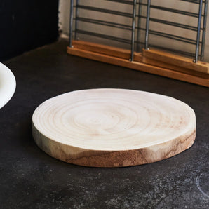 Rustic Wood Slice Base