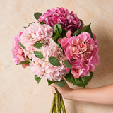 Hydrangea Bouquet Real Touch Flower Stem Premium (Copy)