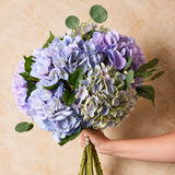 Hydrangea Bouquet Real Touch Flower Stem Premium (Copy)