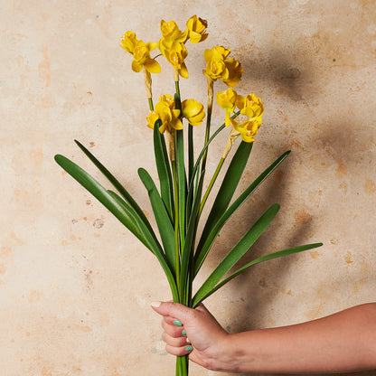 Jonquil Daffodil Spray Real Touch Flower Stem