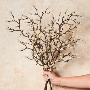 Magnolia Bud Spray Real Touch Flower Stem
