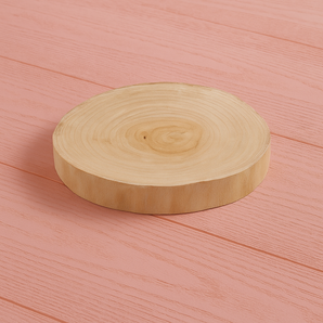 Rustic Wood Slice Base