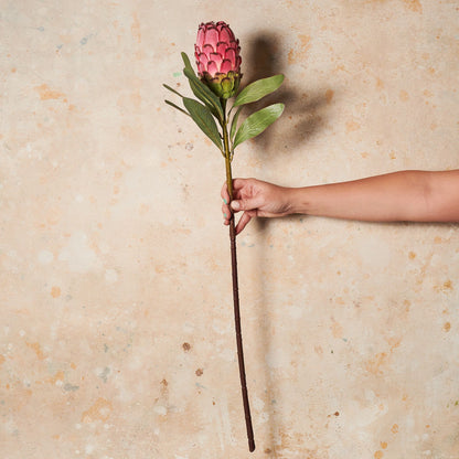 Queen Protea Real Touch Flower Stem